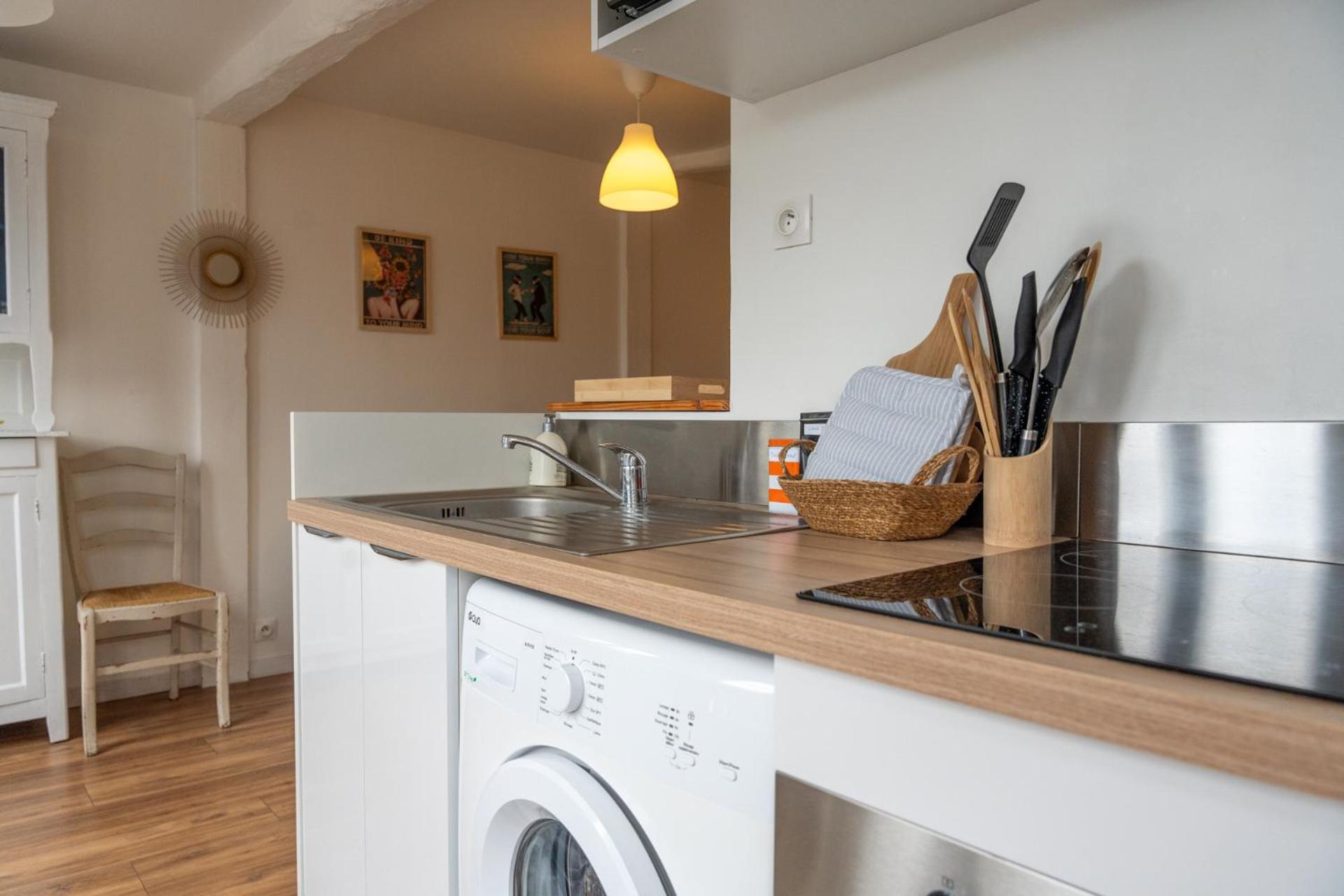 Bleu Bonheur, Appartement Cosy Au Coeur De La Baie Saint-Valéry-sur-Somme Luaran gambar